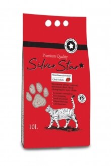 Silver Star Çilek Kokulu Topaklaşan Bentonit 10 lt Kedi Kumu kullananlar yorumlar